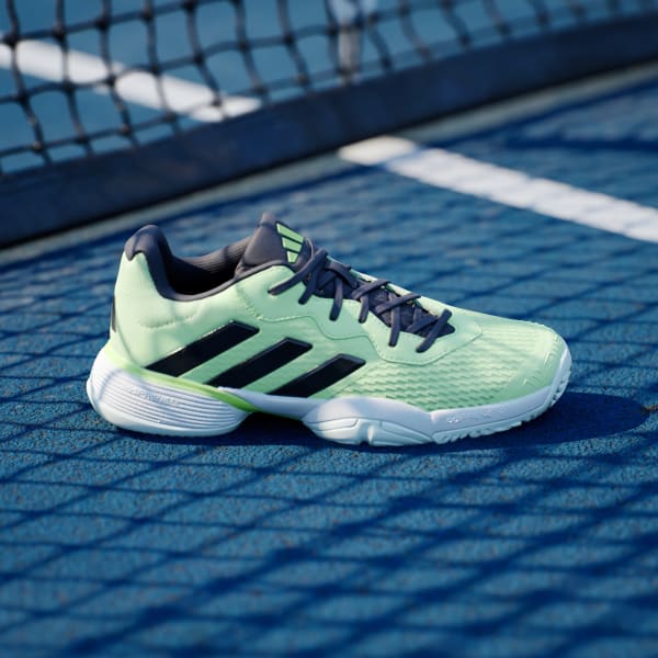 adidas Kids' Tennis Barricade Tennis Shoes Kids - Green | Free Shipping ...