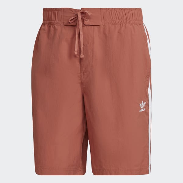 Brown Adicolor 3-Stripes Board Shorts