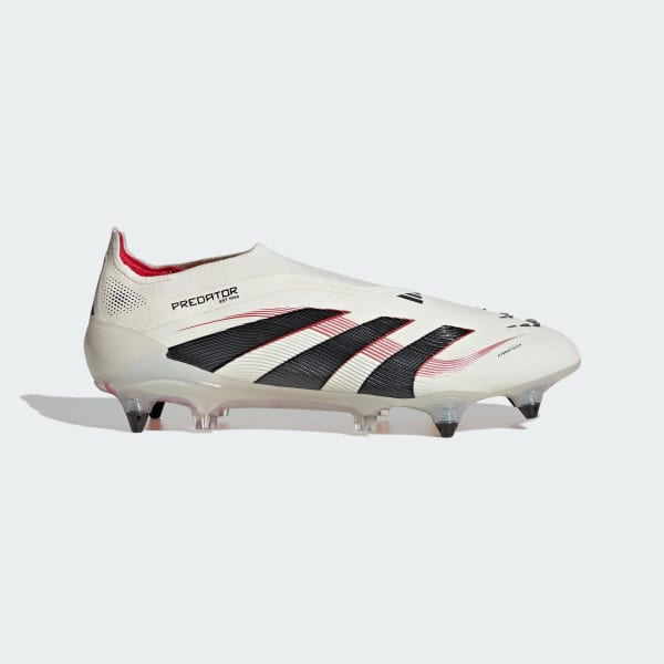 Λευκό Predator Elite Laceless Soft Ground Boots