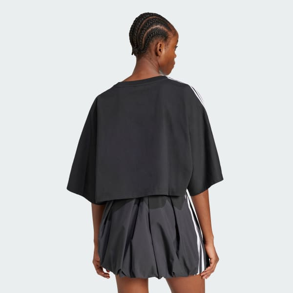Preto Camiseta Adilenium Season 3 Boxy Oversized