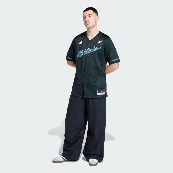 Black All Blacks Baseball Jersey