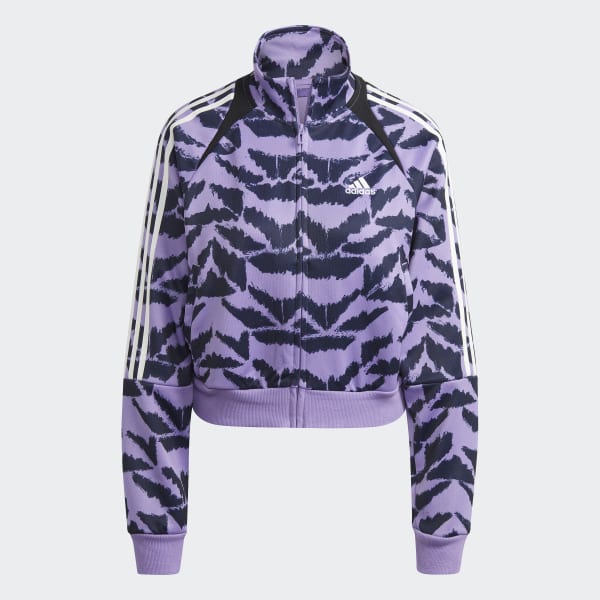 Adidas sportive track jacket purple hot sale
