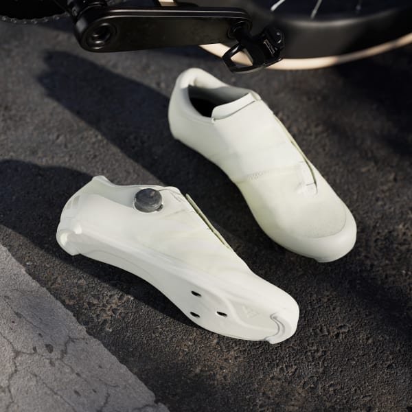 Branco Sapatilhas de Ciclismo Boa 3-Stripes Tempo