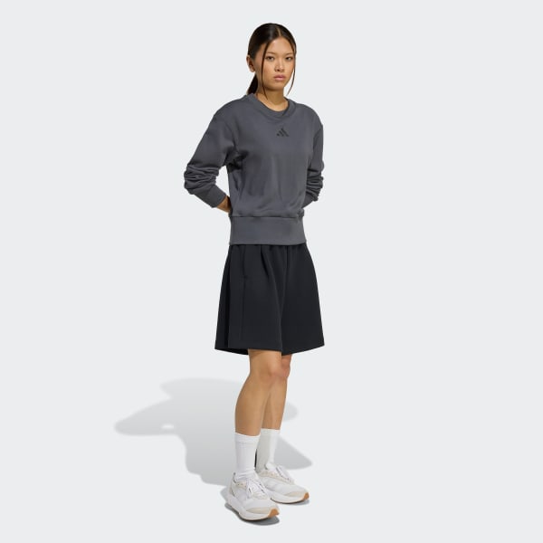 Gris Sudadera regular de felpa francesa ALL SZN