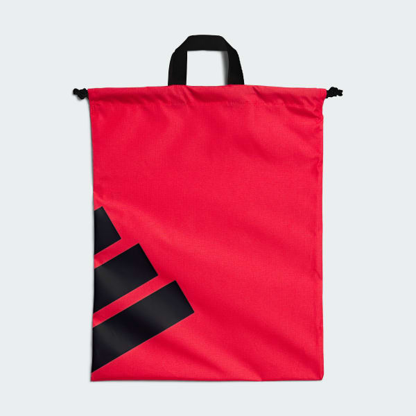 アディダス ボールドロゴ シューズサック - レッド | アディダス ジャパン