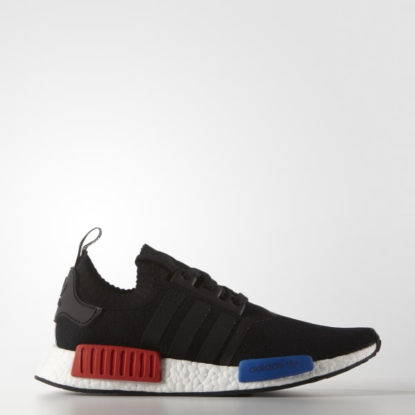 nmd preto e azul