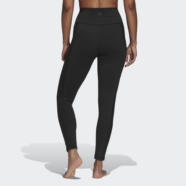 Sort Yoga Studio Luxe Wind Super-High-Waisted Rib tights IH377