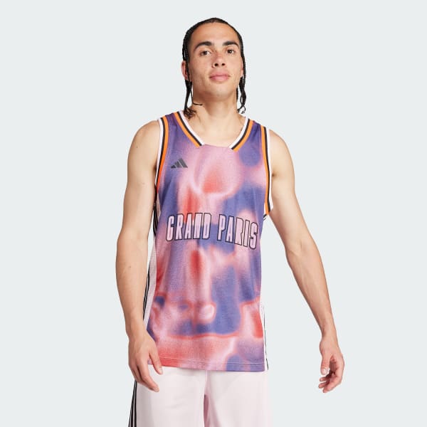 Maglia da basket AEROREADY Paris Basketball Rosa adidas adidas Italia