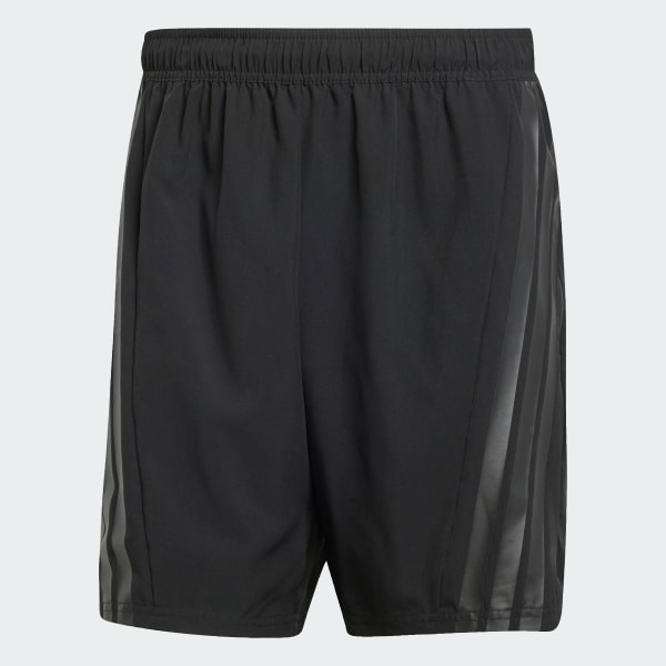 Đen Quần Short 3 Sọc Designed-for-Training