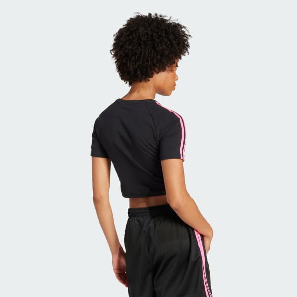 Negro Playera 3 Franjas Baby