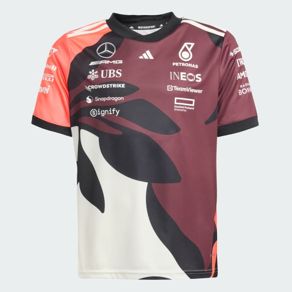 Burgundy Detský dres Mercedes ‑ AMG Petronas Formula One Team Driver Summer Pack