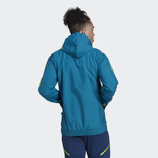 Turquoise Juventus Condivo 22 All-Weather Jacket TO649