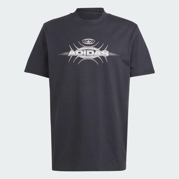 Negro Polo adidas Rekive Estampada