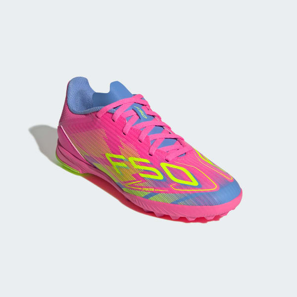 Rosado Zapatos de fútbol F50 League Society Niños