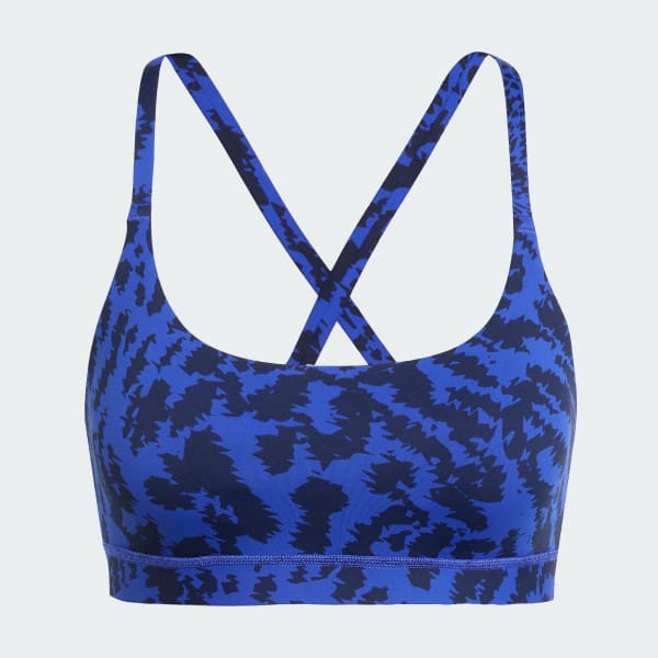 Μπλε All Me Light-Support Allover Print Bra
