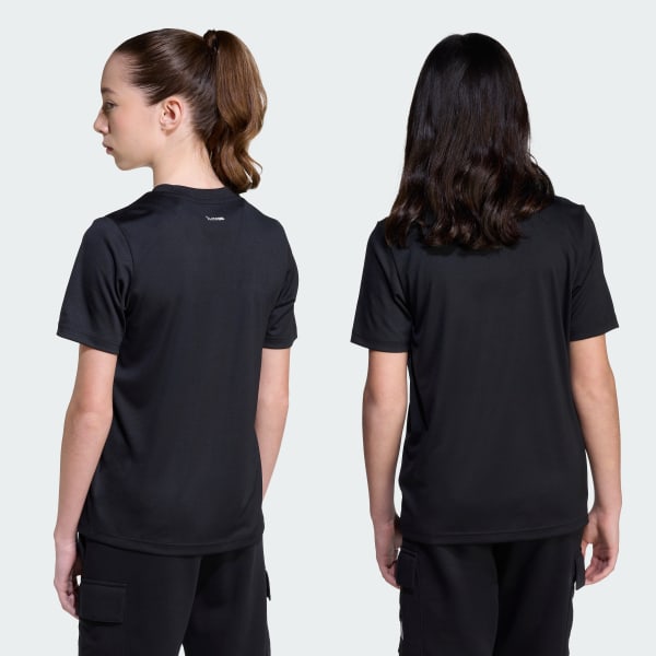 Nero CLIMACOOL T-shirt Grafica Camo Bambino