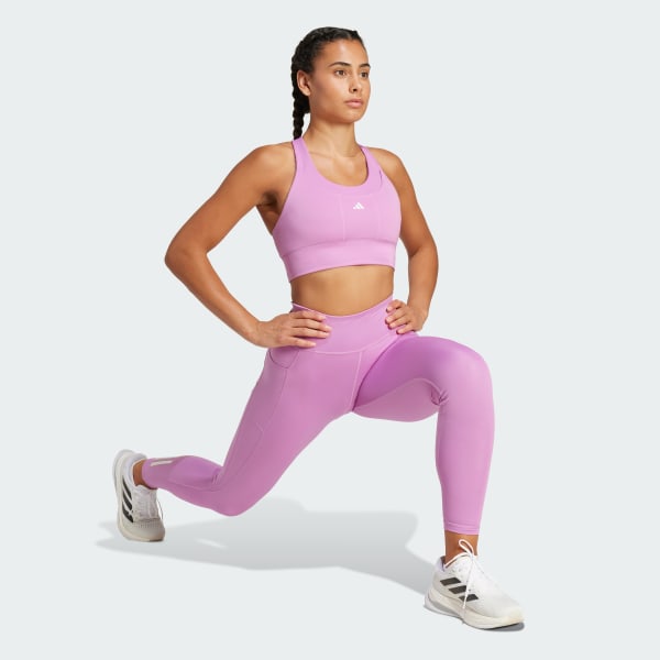 Purple Run Pocket Medium-Support Bra