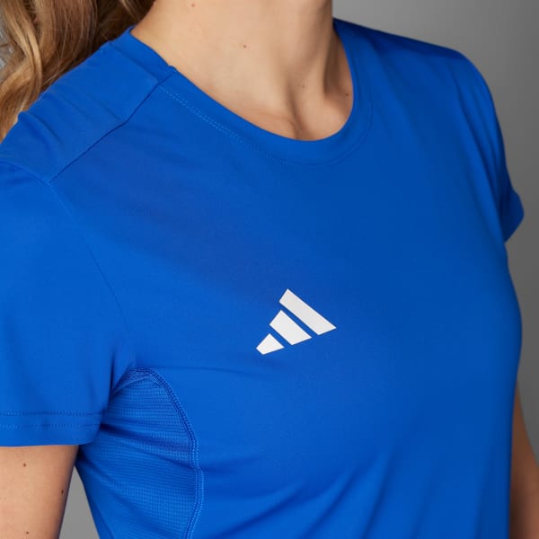 Azul Playera de Running Adizero Essentials
