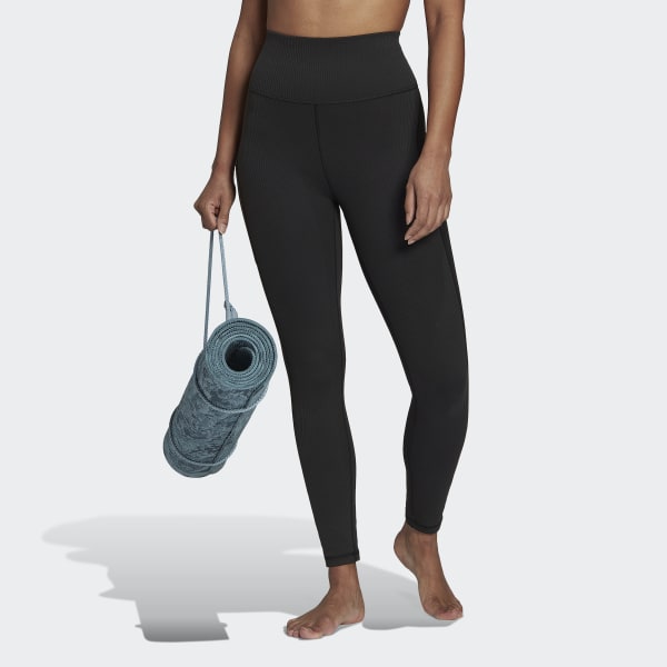 Sort Yoga Studio Luxe Wind Super-High-Waisted Rib tights IH377
