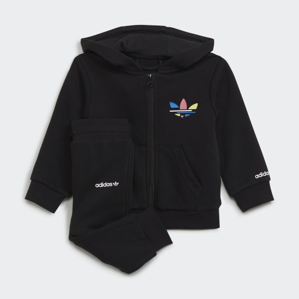 adidas Ensemble Adicolor Trefoil Full Zip Hoodie noir adidas Canada