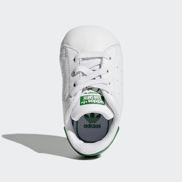 Baby Stan Smith Cloud White and Green Shoes | adidas US