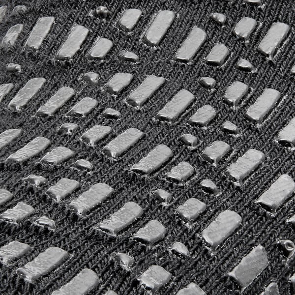 Gris Chaussettes de yoga noires S/M