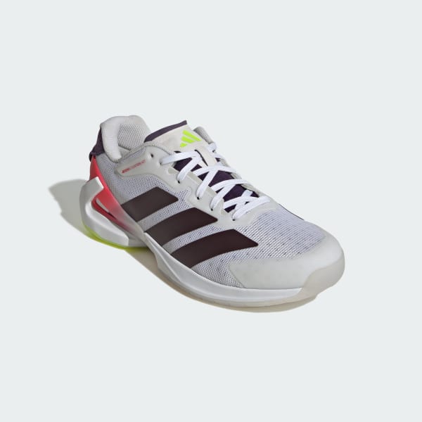 White Adizero Counterblast Indoor Shoes
