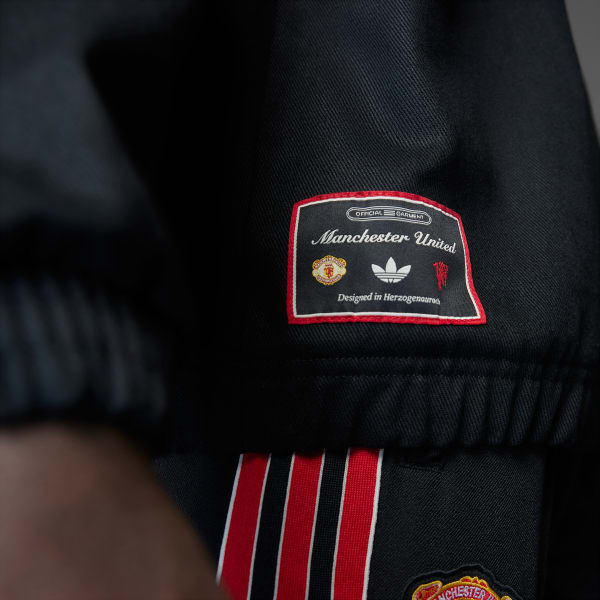 adidas Manchester United Terrace Icons Drill Top - Black