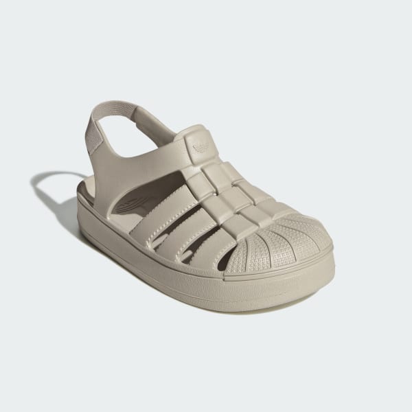 Beige Superstar Sandals Kids