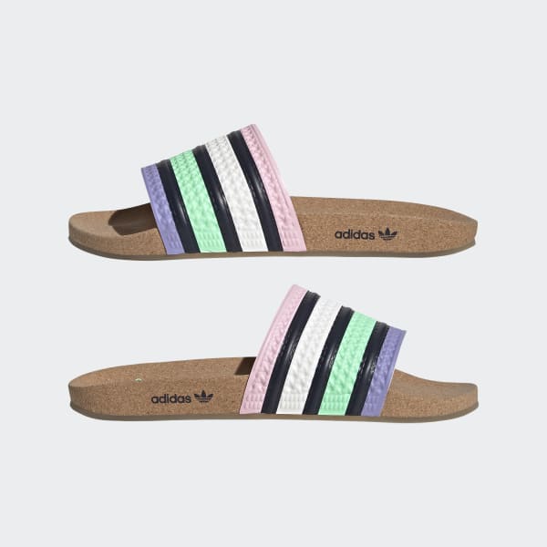 Sandalias Adilette Corcho Verde adidas adidas Chile