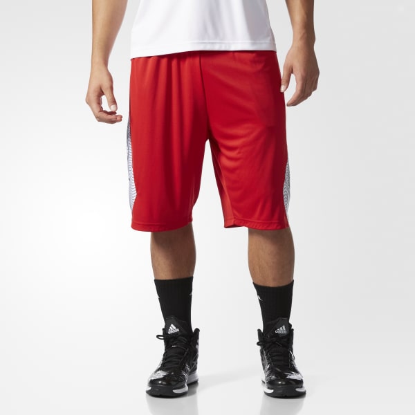 adidas D Rose Icon Shorts - Red | adidas US