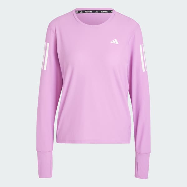 Purple Own The Run Long Sleeve Tee