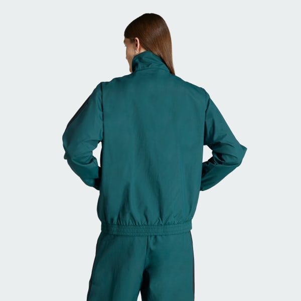 Zielony Bluza dresowa Adicolor Woven Firebird