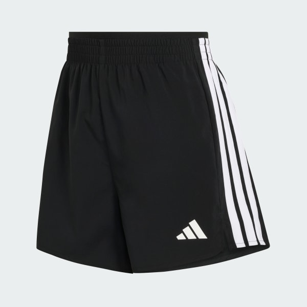 สีดำ กางเกงขาสั้นผ้าทอ Workout Essentials 3-Stripes