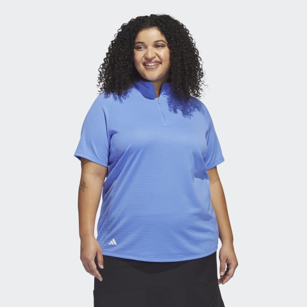 storm Ryg, ryg, ryg del Vælge adidas Texture Golf Polo Shirt (Plus Size) - Blue | Women's Golf | adidas US