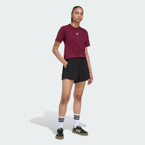 Burgundy Adicolor Essentials Regular Tee