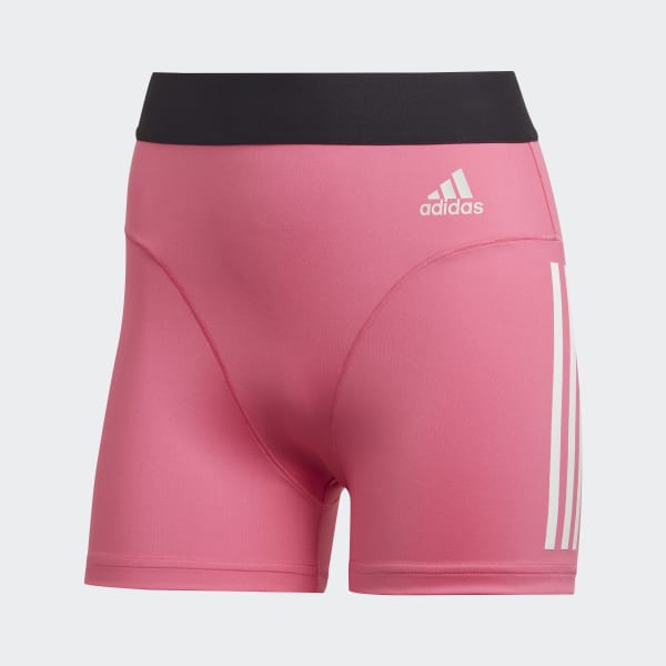 Rosa Leggings corti Hyperglam 3-Stripes