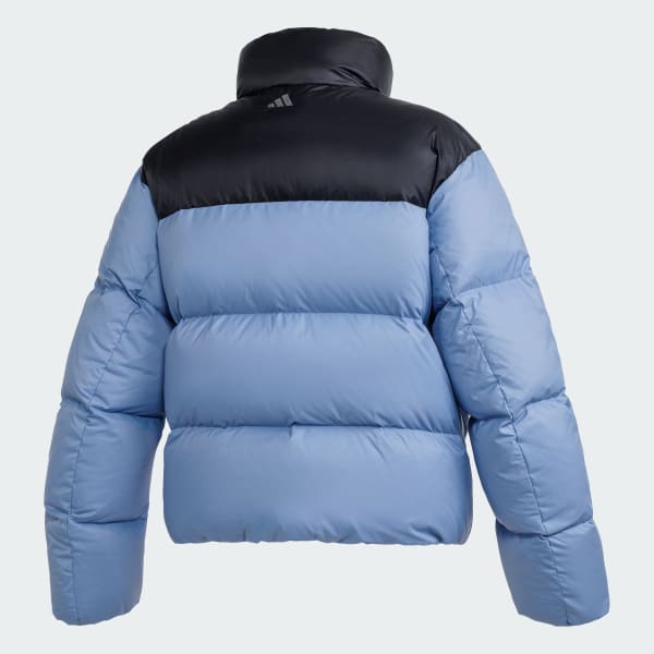 Blue 여성 3D 다운 쉘 자켓