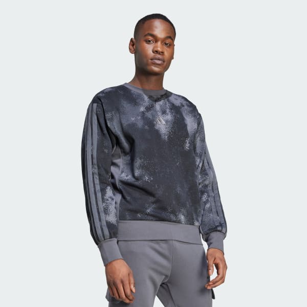 Multicolor Felpa AOP Colourblock