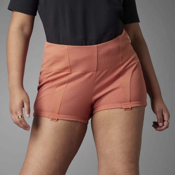Braun Always Original Rib Two-in-One Leggings – Große Größen