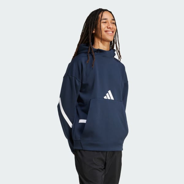 Azul Sudadera con capucha Z.N.E.