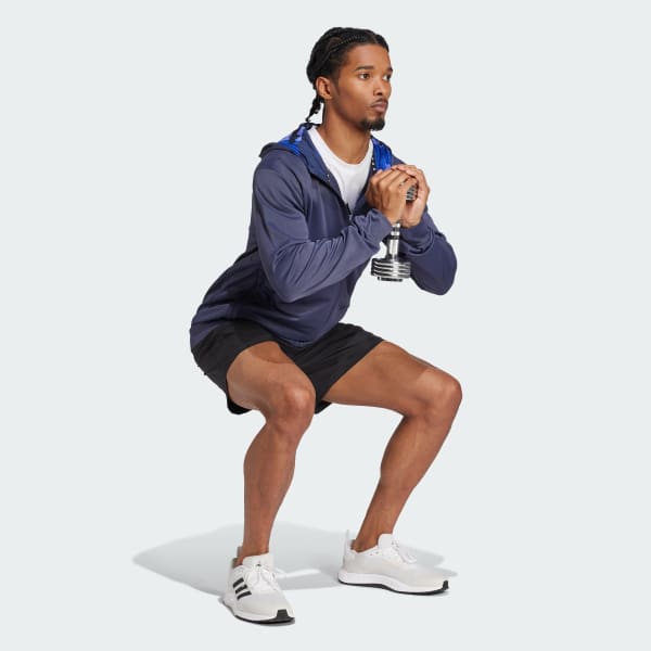 Blue Train Essentials Camo Full-Zip Hoodie