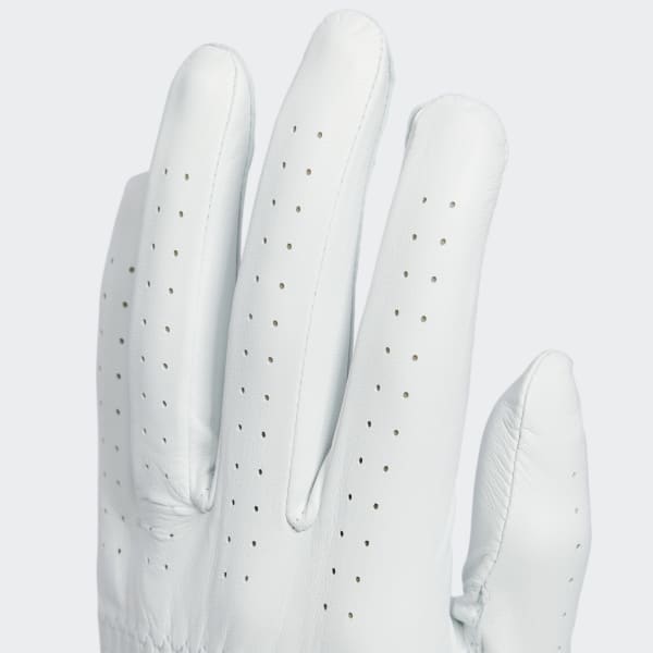 White Ultimate Single Leather Glove