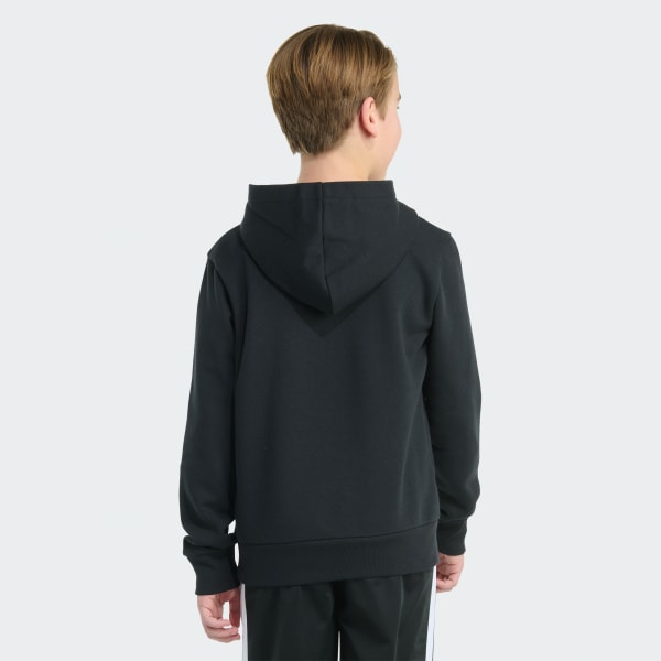 noir ESS FLC BIG LOGO HOODED PO
