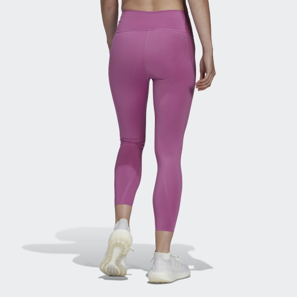 Legging 7/8 Cós Cruzado Yoga Studio Luxe - Marrom adidas