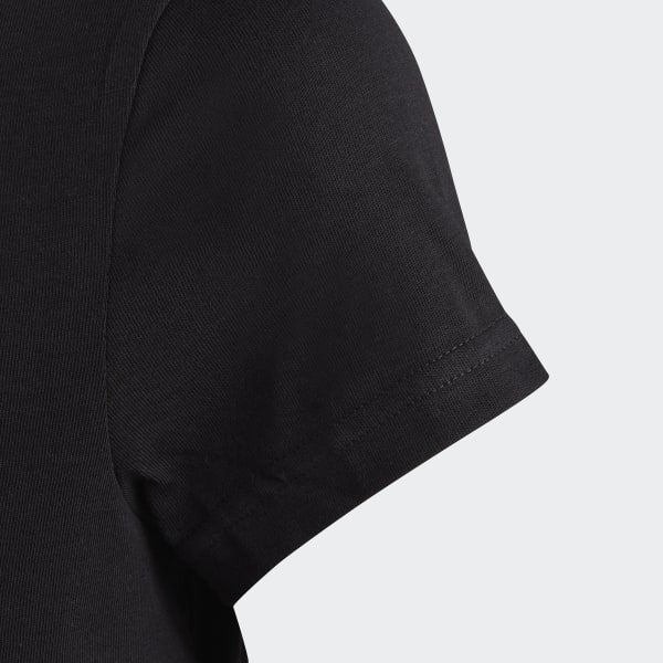 Negro Camiseta Essentials Logo Grande Algodón