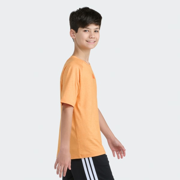 Orange T-SHIRT MANCHES COURTES RAGLAN POLYESTER