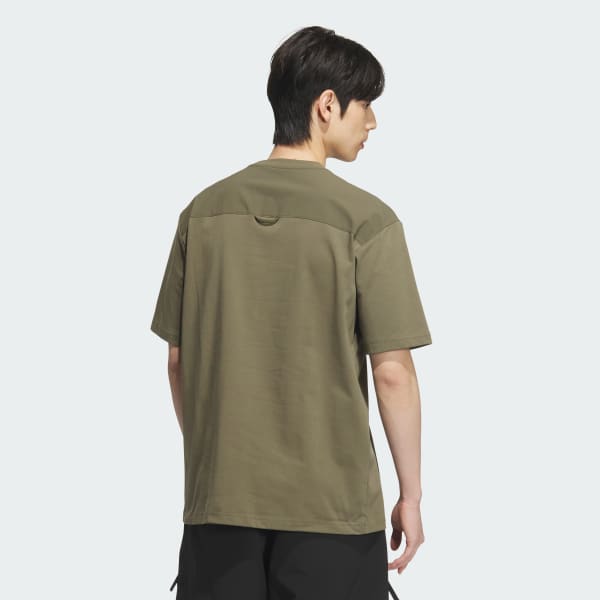 adidas Originals 半袖デニムシャツ adidas（アディダス）の「半袖デニムシャツ / アディダス