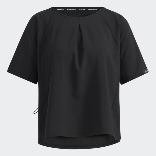 Schwarz Woven T-Shirt KNE26