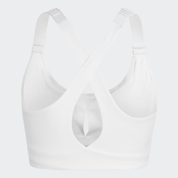 Orange adidas Womens Fastimpact Luxe Run High-Support Bra - Get The Label